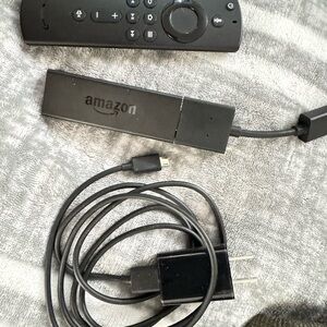 Amazon Streaming Device with Remote and Charger - Black